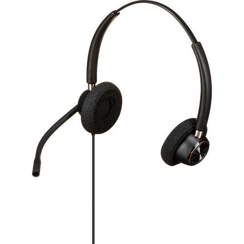 HP | Poly EncorePro 520 with Quick Disconnect Binaural Headset TAA - Black | 783P6AA#ABA