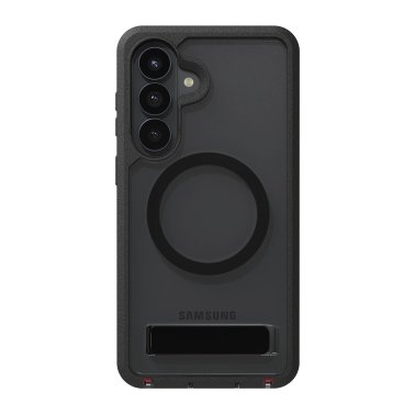 ZAGG | Graphene Rainier Snap Kickstand for Samsung Galaxy S26+ - Smoke Black | 0702321391