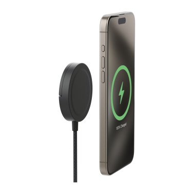 Mophie | Qi2 Charging Pad w/Kickstand - Black 15W 1M / 3.3FT | 15-13727