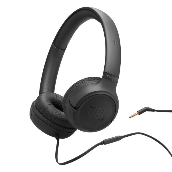 JBL | Tune 530 Wired on-Ear Headphones  3.5mm aux - Black | JBLT530BLKAM