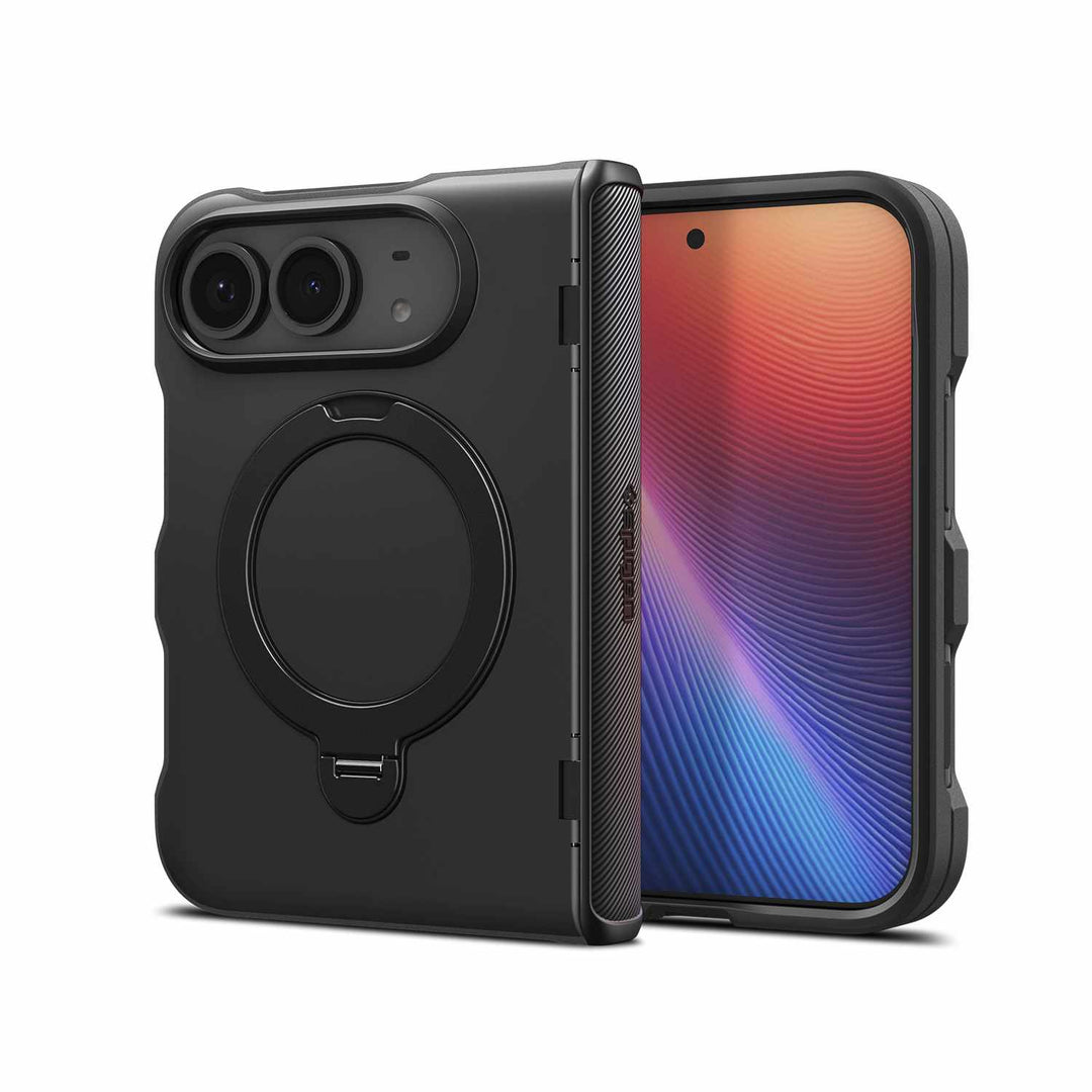 Spigen | Slim Armor Pro S Mag Fit iPhone Duo Case - Black | ACS11780