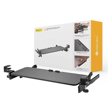 NU-TONE | IntekView Height Adjustable Clamp-On Keyboard Tray Material - Steel | KT1040