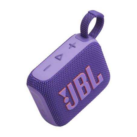 JBL | Go 4 Waterproof Bluetooth Wireless Speaker - Purple | JBLGO4PURAM