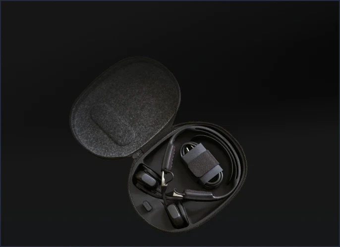 Shokz | Openmeet UC Open-Ear Bluetooth Computer Headset Noise Cancelling Mic + Mute Button - Black | C610-AC-BK-CA-326