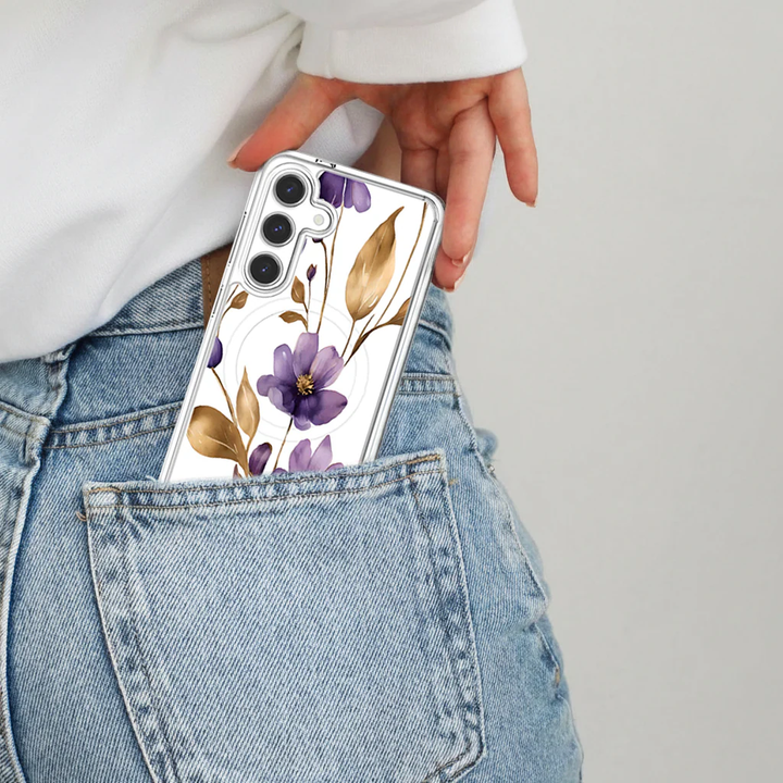 Caseco | Case for Samsung S26 - Purple Wildflower | ED24F3-PW