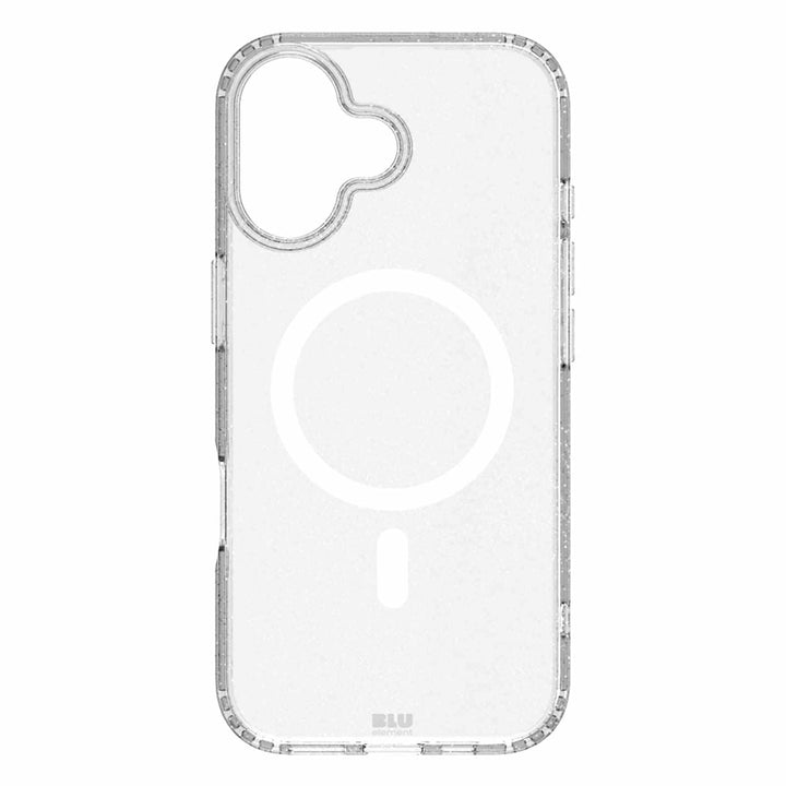 Blu Element | DropZone Rugged MagSafe iPhone 17 Case - Clear Glitter | BEDZRMG17G1