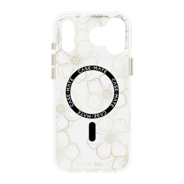Case-Mate | Floral Gems iPhone 17 Pro Max MagSafe Case - Gold | CM057226