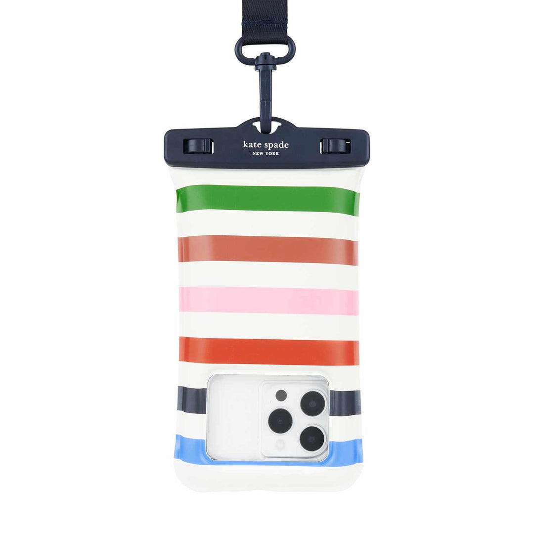 Kate Spade NY | Waterproof Floating Pouch for Cell Phone - Adventure Stripe | 108-0101