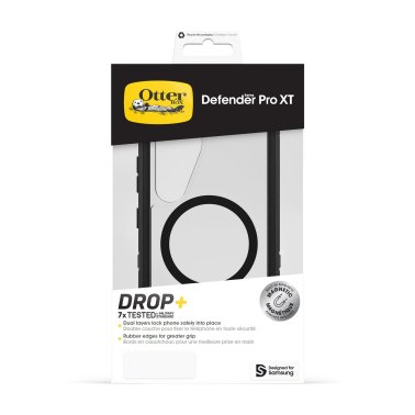 Otterbox | Defender XT Clear Pro Magnets Series Case Samsung Galaxy S25 -  Clear / Black Dark Side | 77-97637