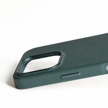 Mujjo | Full Leather w/MagSafe Case iPhone 16 Pro - Livid Green | MUJJO-CL-051-LG