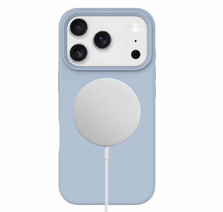 Blu Element | Silicone MagSafe Case iPhone 17 Pro - Pastel Blue | BESMG17PR4