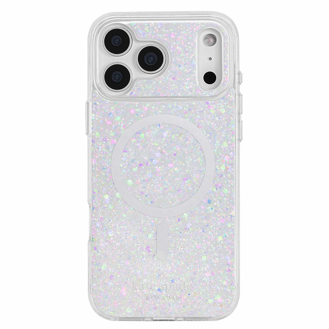 Kate Spade | Protective MagSafe Case iPhone 18 Pro Max /17 Pro Max - Chunky Glitter Iridescent | KS061130