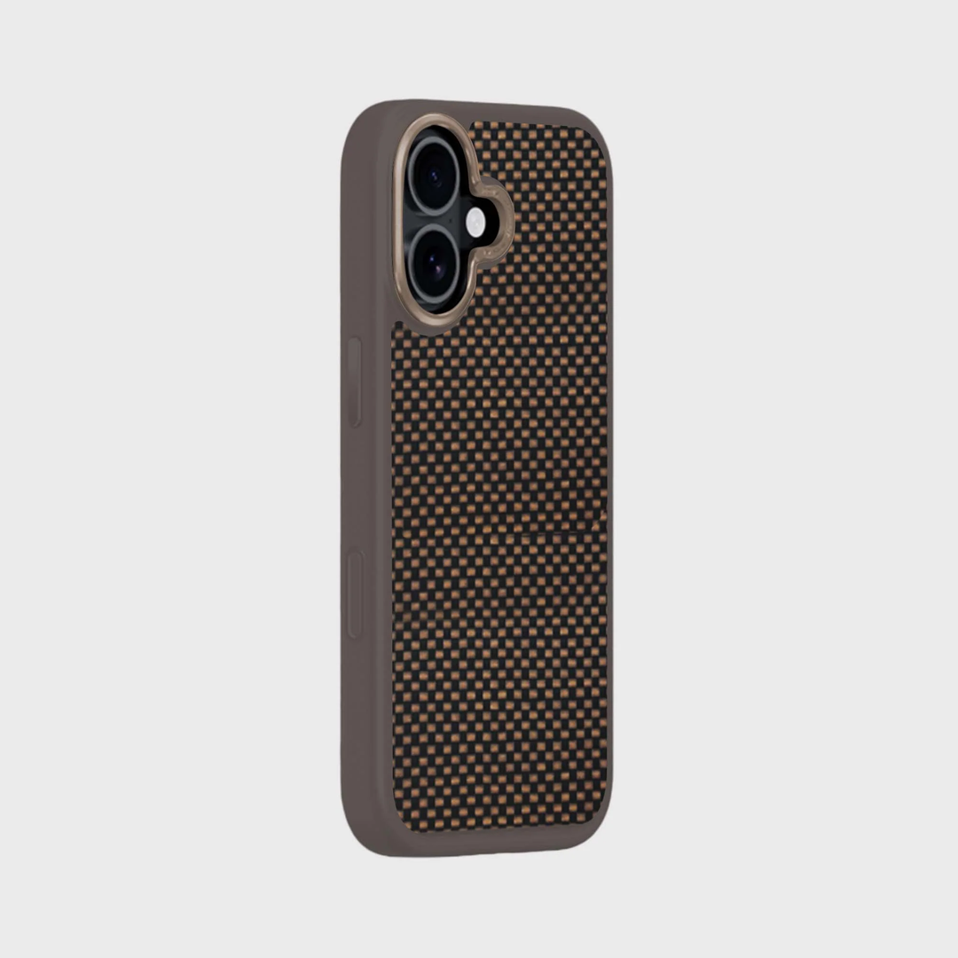Caseco | Aramid Fiber Weave Pattern iPhone 17 - Brown | C28E5-55