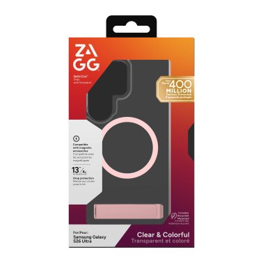 ZAGG | Graphene Santa Cruz Snap Kickstand Case Samsung Galaxy S26 Ultra - Pink Sorbet | 702321252