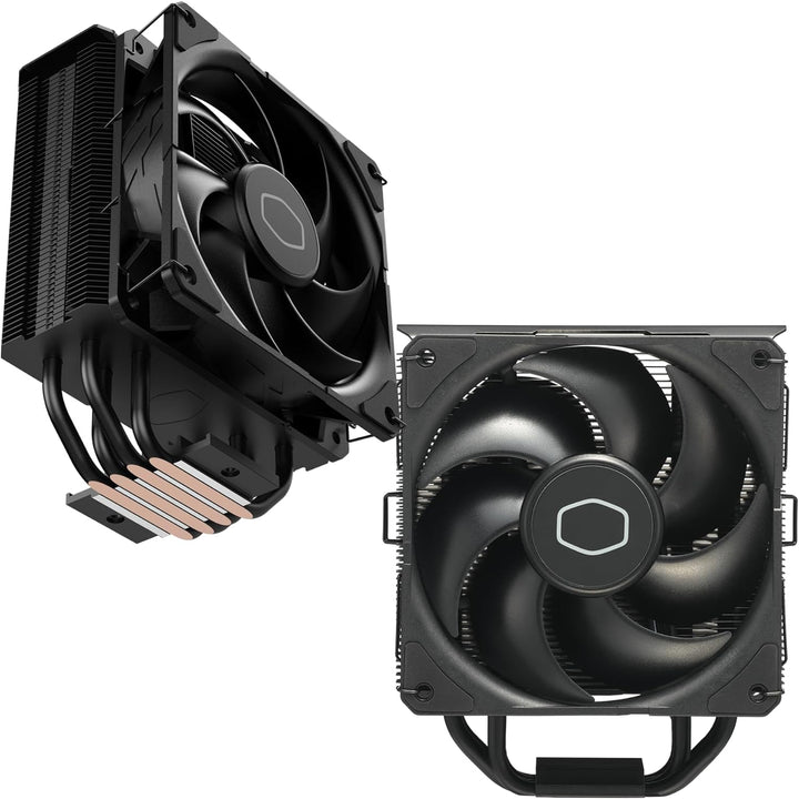 Cooler Master | Hyper 212 CPU Cooler w/ 120mm Sickleflow Fan CRYOFUZE Thermal Paste - Black Edition | RR-S4KK-25SN-R1