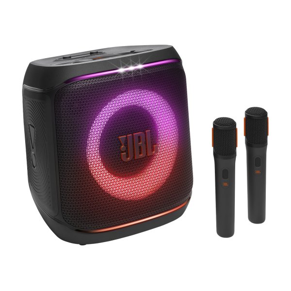 JBL | PartyBox Encore 2 with Microphones - Black | JBLPBENCORE22MICAM