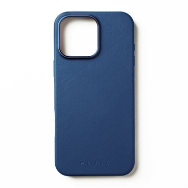 Mujjo | Full Leather w/MagSafe Case iPhone 16 Pro Max - Monaco Blue | 15-13835