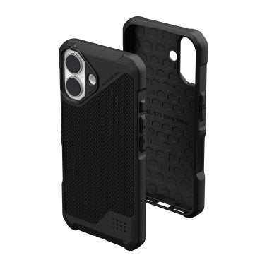 UAG | Metropolis LT MagSafe Case iPhone 16 - Kevlar Black | 15-13184
