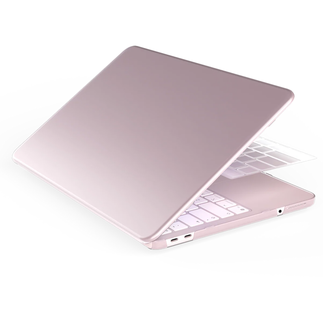 LOGiiX | Vibrance Frost Guard Bundle with Keyboard Cover for Macbook Neo - Frosted Pink | LGX-14148