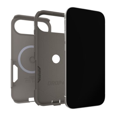 OtterBox | Commuter w/MagSafe iPhone 17 Air + Camera Control Case - Grey Comfort | 77-98321