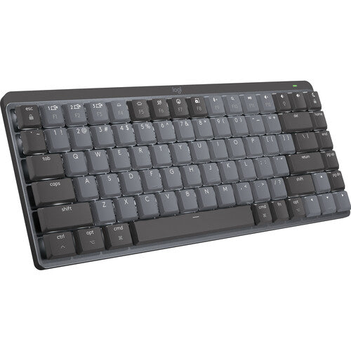 Logitech | MX Mechanical Mini for Mac Compact Wireless Mechanical Tactile Switch Keyboard for macOS/iPadOS/iOS with Backlit Keys - Space Gray | 920-010831