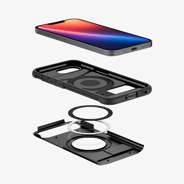 Spigen | Slim Armor Magfit Case for iPhone 16e - Black | ACS09129