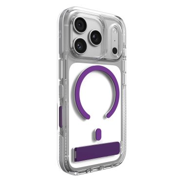 ZAGG | Graphene Santa Cruz Snap iPhone 18 Pro Max/17 Pro Max Kickstand Case - Fresh Purple | 702322312