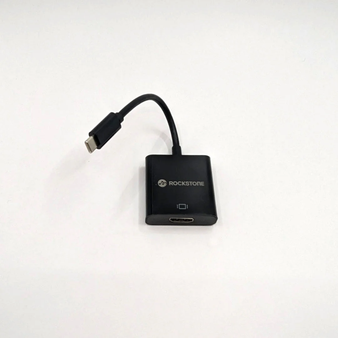 //// Rockstone | Adapter USB-C to HDMI - Black | R1312-01