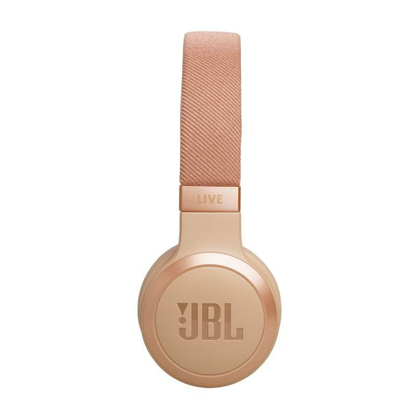 JBL | Live 670NC Wireless On-Ear True Adaptive Headphones - Sandstone | JBLLIVE670NCSATAM