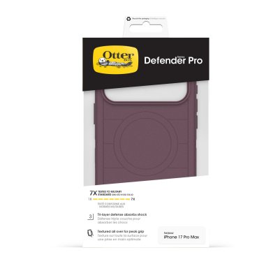 OtterBox | Defender Pro w/MagSafe iPhone 17 Pro Max + Camera Control Case - Purple Mystery | 77-98434