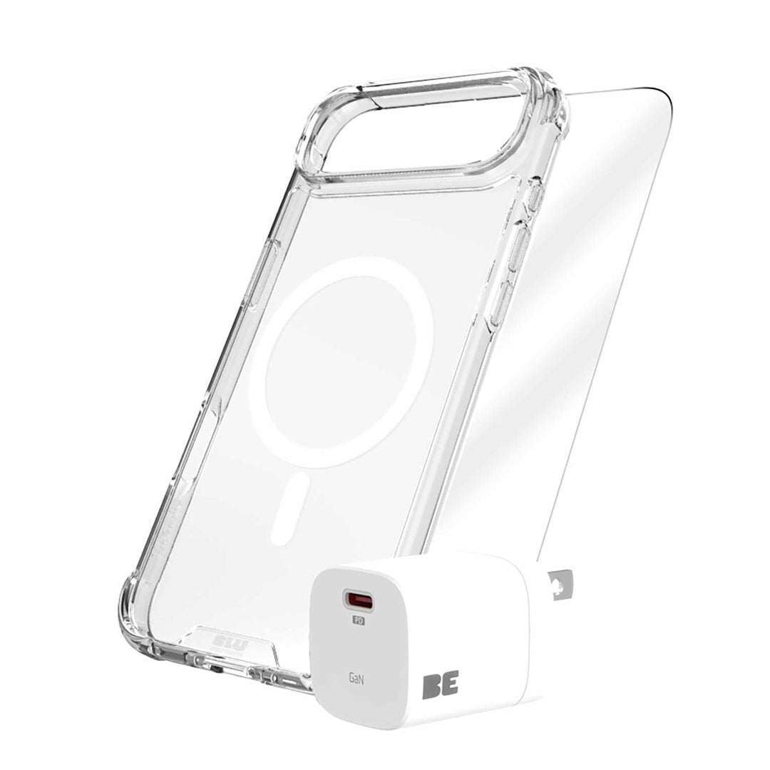 Blu Element | Total Protection MagSafe Bundle iPhone 17 Air - Clear | BETPMG172