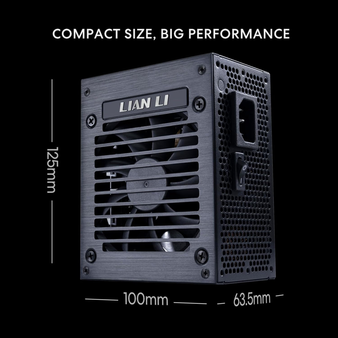 Lian-Li | Power Supply SP850G.B 850W APFC 80+ GOLD Full modular SFX - Black | SP850G.B