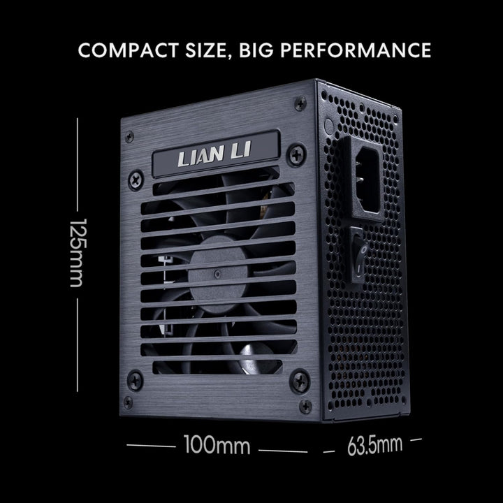 Lian-Li | Power Supply SP850G.B 850W APFC 80+ GOLD Full modular SFX - Black | SP850G.B