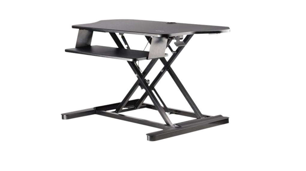 Startech | Corner sit-stand desk converter - Black | ARMSTSCORNR