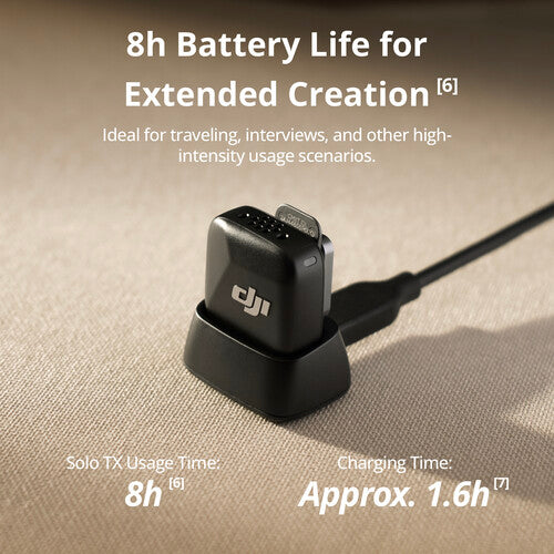 DJI | Mic Mini Clip-On Transmitter with Built-In Microphon - Infinity Black | CP.RN.00000431.02