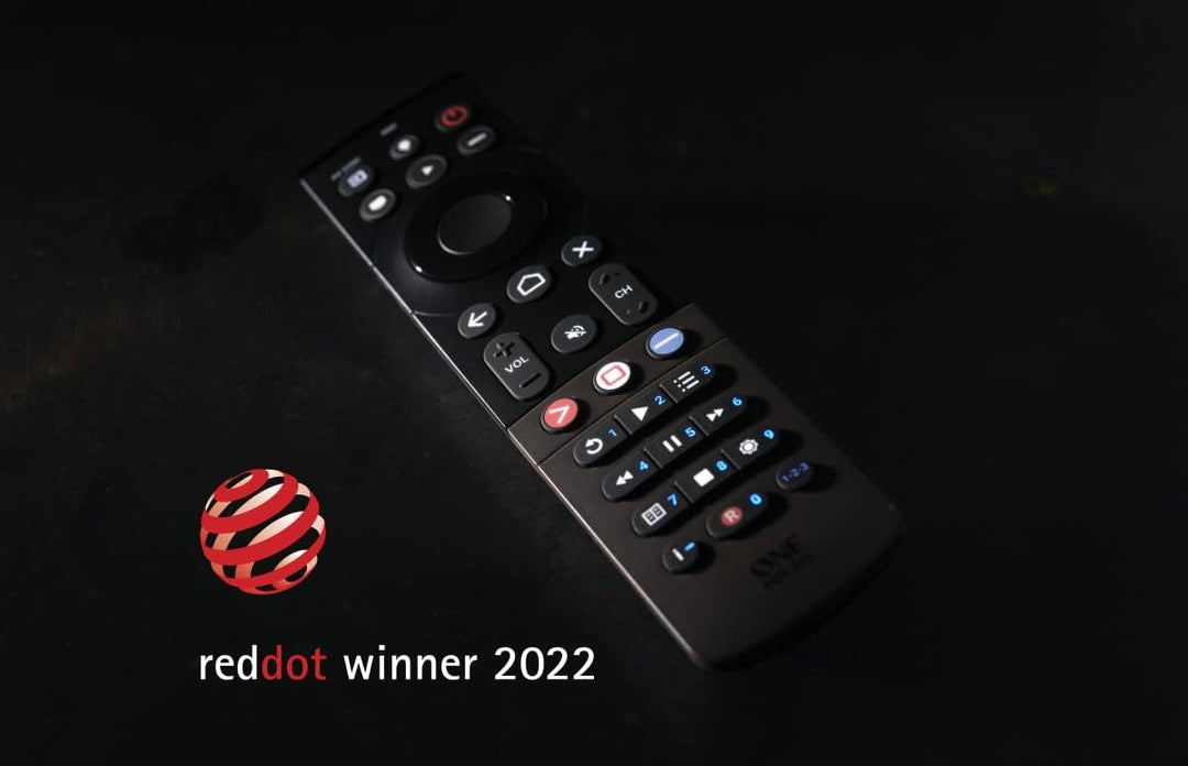 One For All | Smart Streamer Remote - Black | URC7945