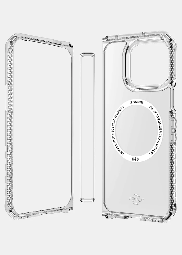 ITSKINS | Hybrid_R Hinge Case w/MagSafe for Google Pixel 11 Pro Fold - Clear | GGF1HYICLTRSP