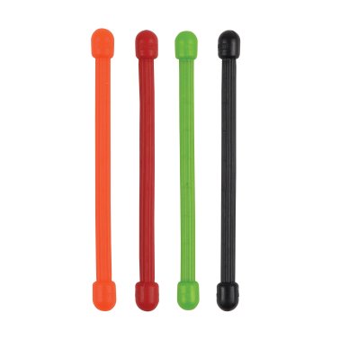 Nite Ize | Gear Tie Reusable Rubber Twist Tie 3 " 4 Pack - Assorted | 15-13163