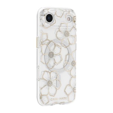 Case-Mate | Floral Gems iPhone 17 Air MagSafe Case - Gold | CM057464