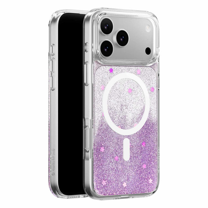 SwitchEasy | Starfield M3D Glitter iPhone 18 Pro Max /17 Pro Max Protective Case - Glitter /Nebula | SPH8PM021NU26