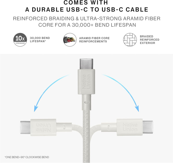 Native Union | SnapStand Magnetic Wireless Charger - Sandstone | SNST-QI2-SAN