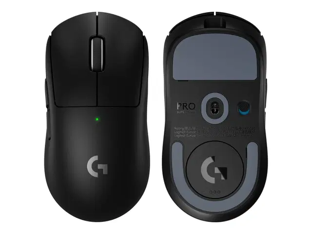 Logitech | G PRO X Superlight 2 44000 DPI 8K Polling Wireless HERO 2 Sensor 60g Pro-Grade Mouse - Black | 910-006628