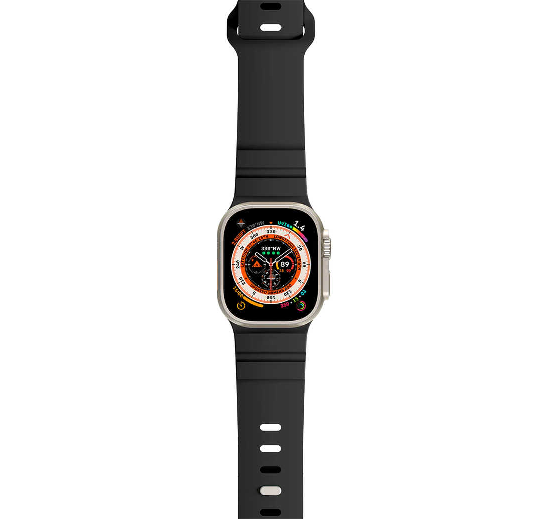 LOGiiX | Sport Strap for Apple Watch 44/45/46/49mm - Black | LGX-14025