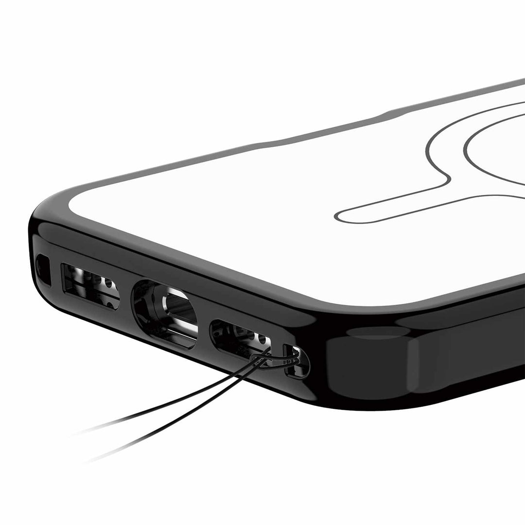 Avana | Glim MagSafe Case Ash for iPhone 17 - Clear/Black | AP7NAVRMRBLCK