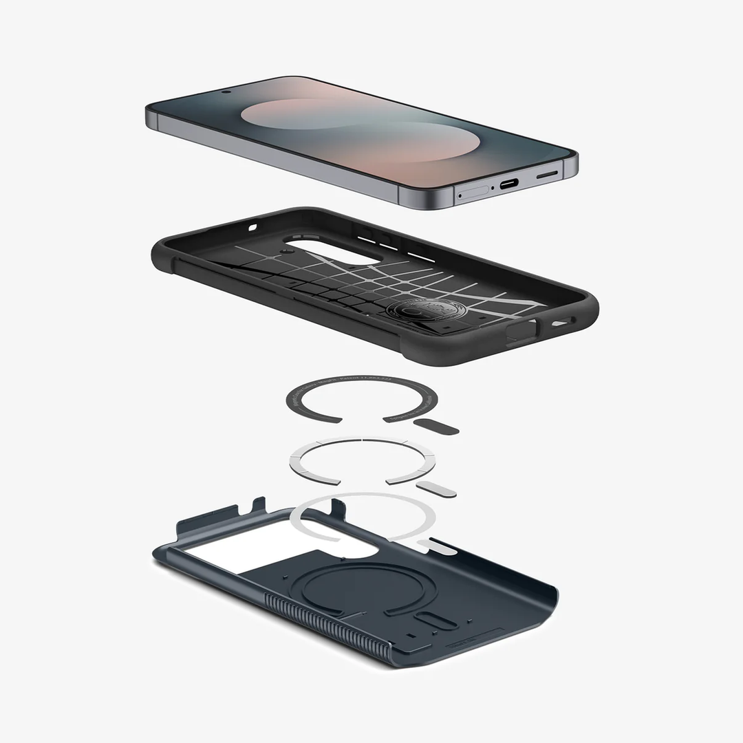 Spigen | Slim Armor MagFit Case Galaxy S25 FE - Metal Slate | SGPACS10022