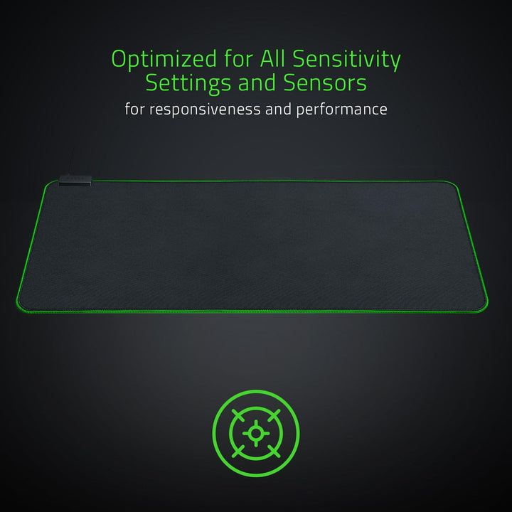 Razer Renewed | Goliathus Chroma Extended Gaming Mouse Pad 36" x 12" 60 DAYS WARRANTY - Black  | RZ02-02500300-R3UR