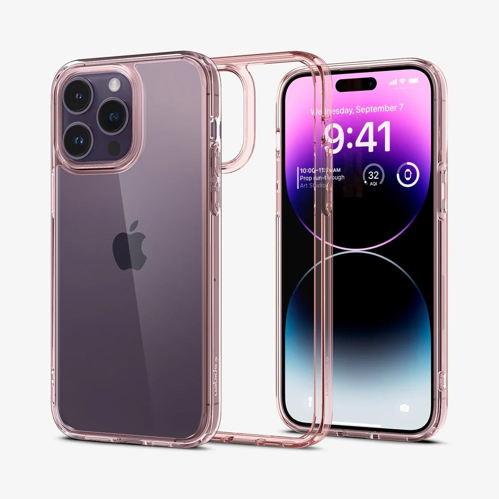 Spigen | Crystal Flex Case iPhone 16 Pro Max - Rose Crystal | 120-8853