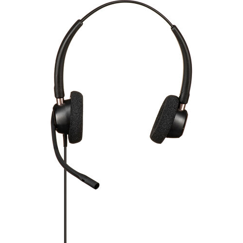 HP | Poly EncorePro 520 with Quick Disconnect Binaural Headset TAA - Black | 783P6AA#ABA
