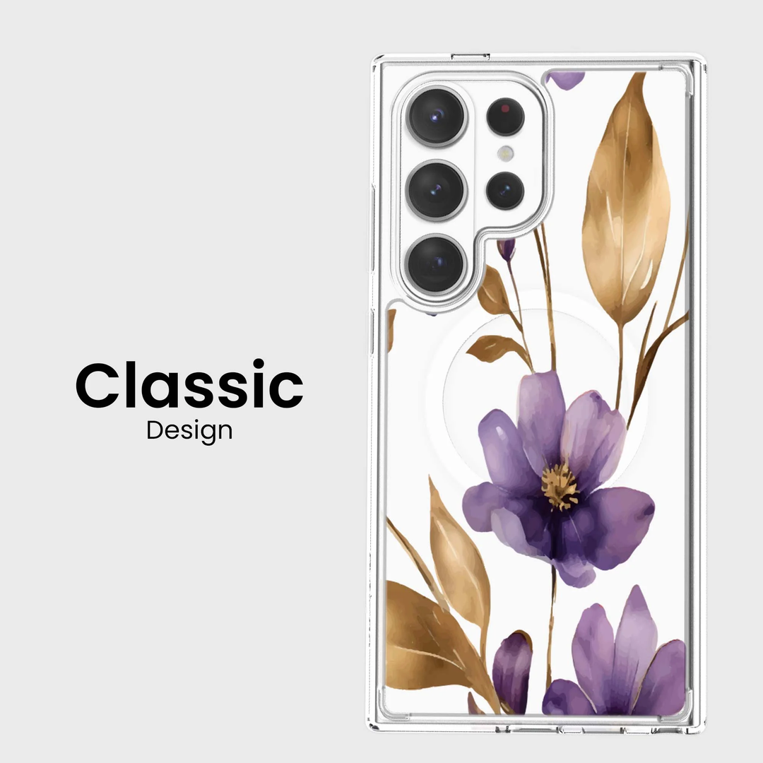 Caseco | Case for Samsung S26 Ultra - Purple Wildflower | ED24F4-PW