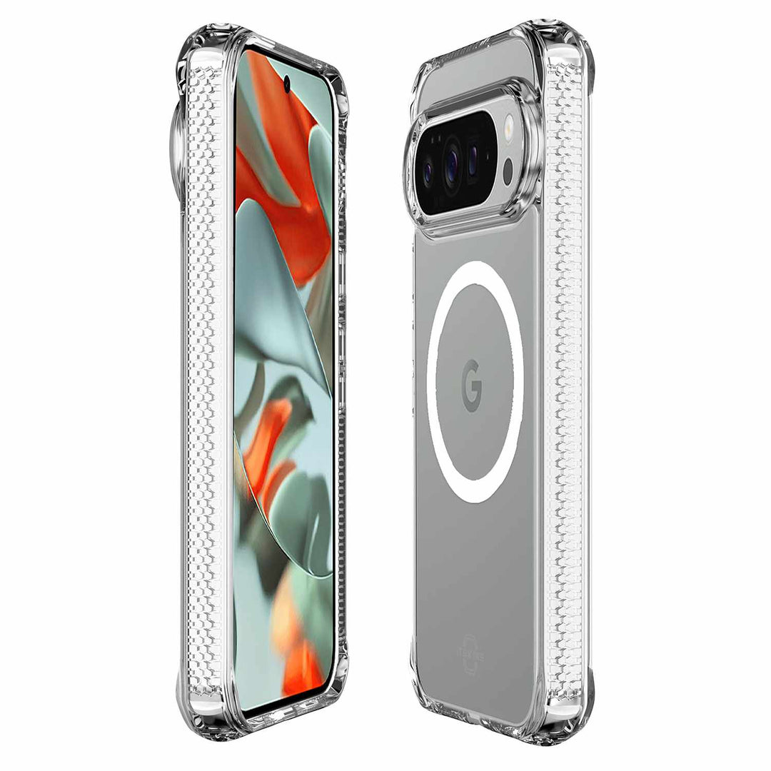 ITSKINS | Hybrid_R Case w/MagSafe for Google Pixel 10/10 Pro - Clear | GGXPHMACRTRSP